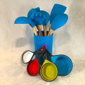 Silicone kitchen utensils silicone measuring cups